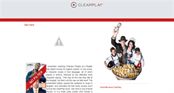 Desktop Screenshot of blog.clearplay.com