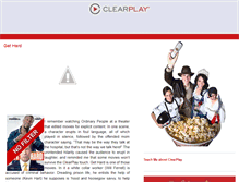 Tablet Screenshot of blog.clearplay.com